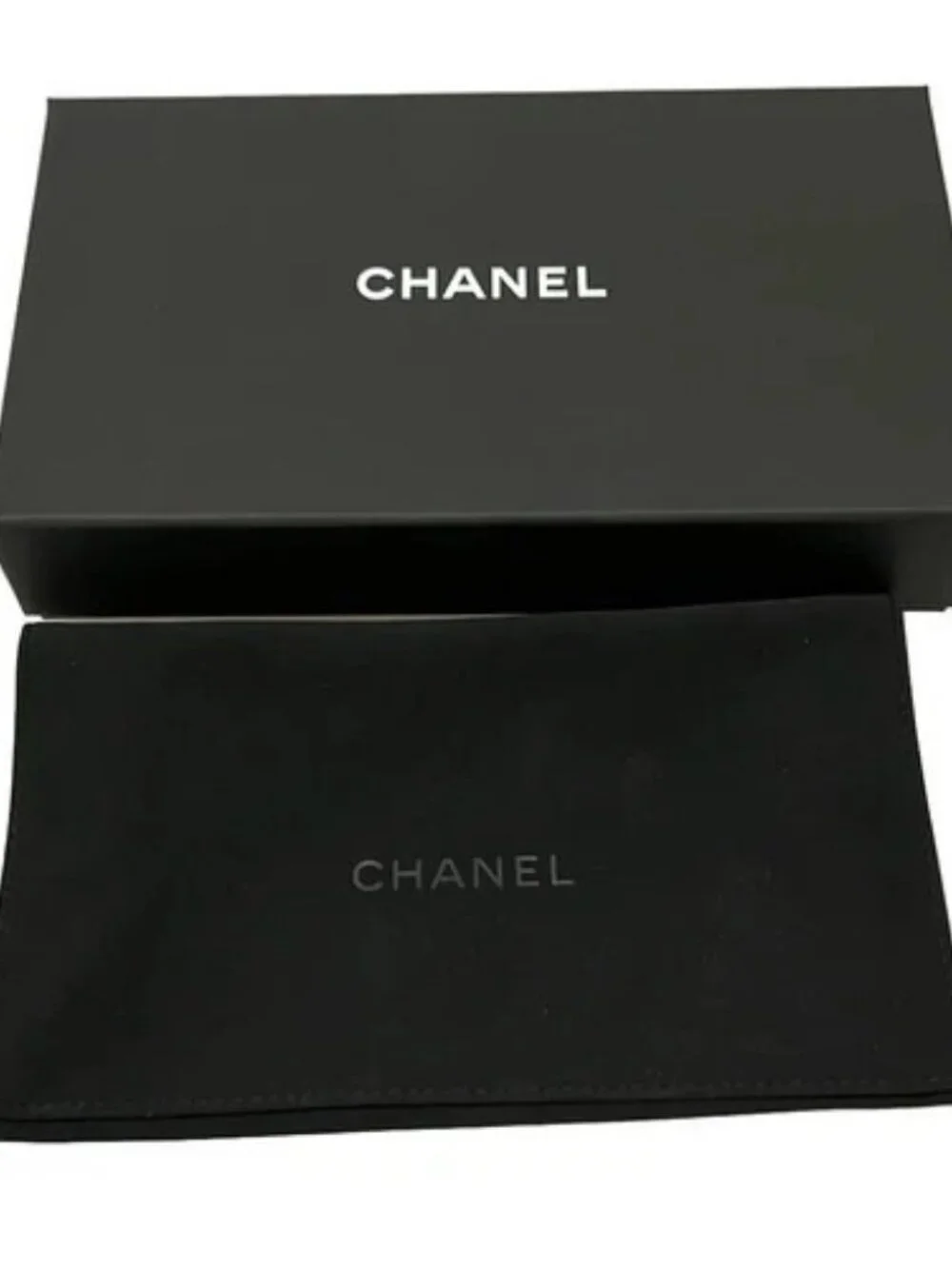 CHANEL Matelasse Black Calfskin Accessory Case Gold hardware